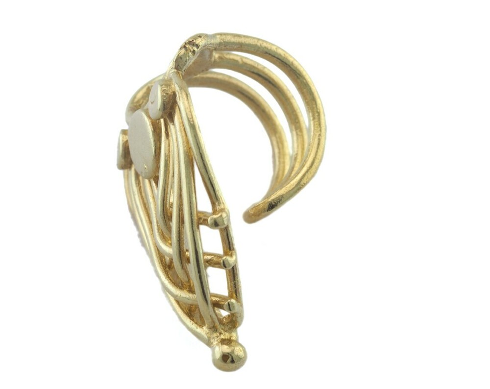 Adjustable Ring Raw Brass (16.5mm 6US inner size) 3341