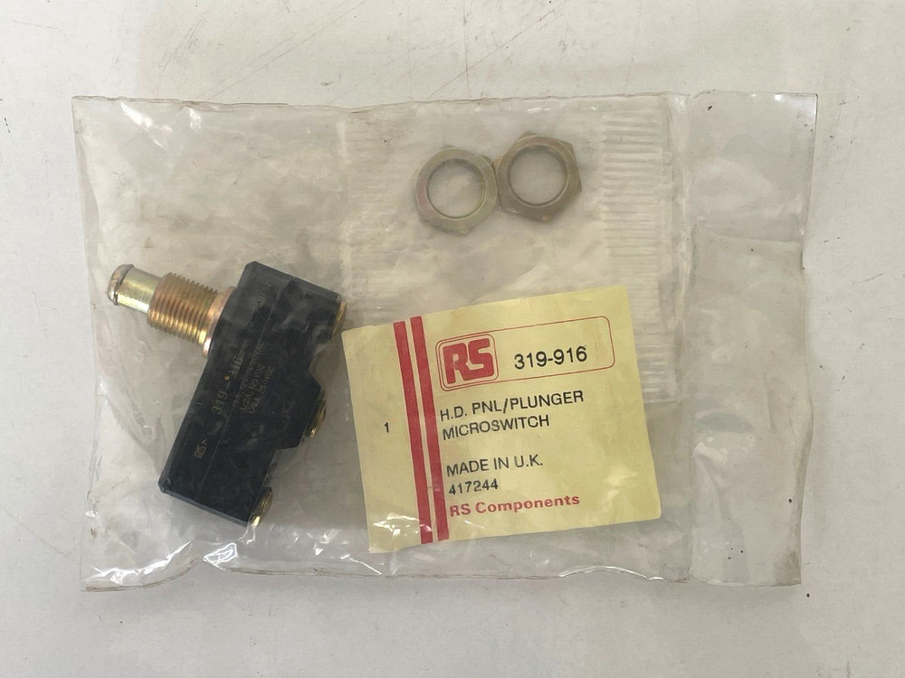 RS Components / Plunger Micro Switch / 319-916
