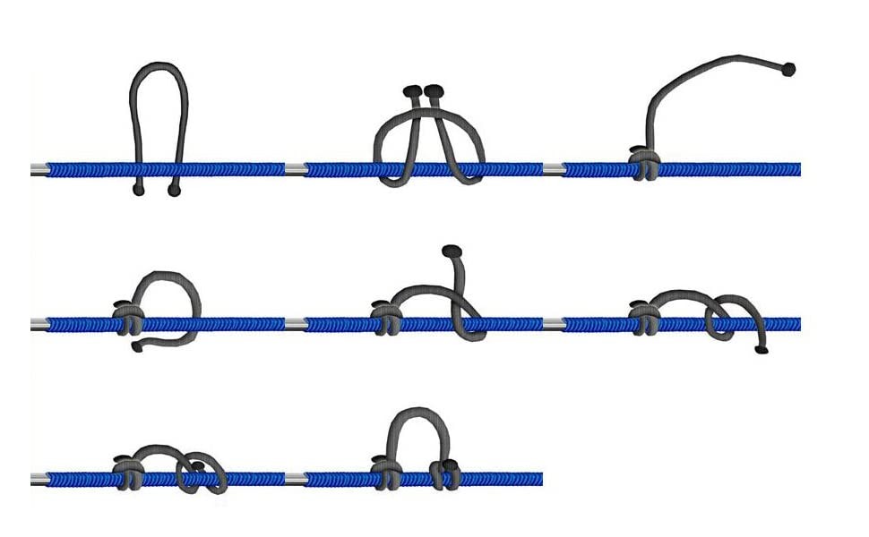 100 FT Release Nock Archery Compound Bow D-Loop Durable Wire