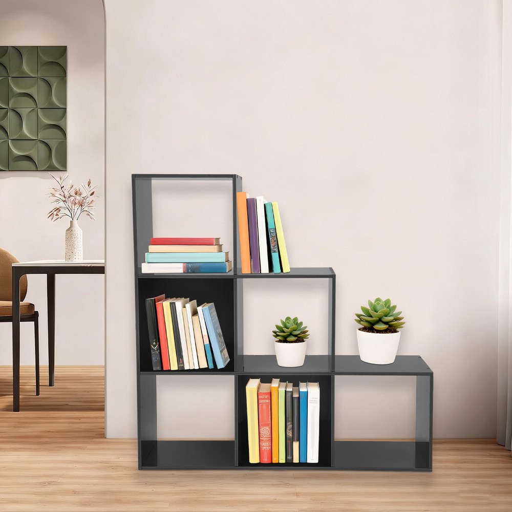 6-Cube Storage Organizer, Bookcase, Display Compartment, Open Back, Home Office