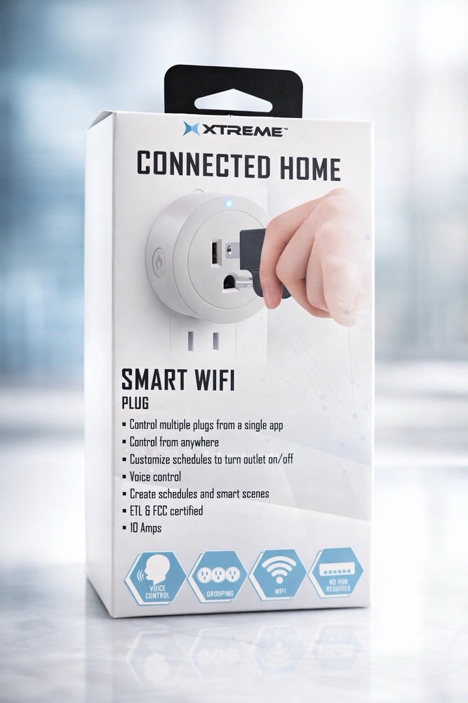 Xtreme Smart Wi-Fi Plug ( 10 Amp ) Smart Outlet Remote Control. New Box 2