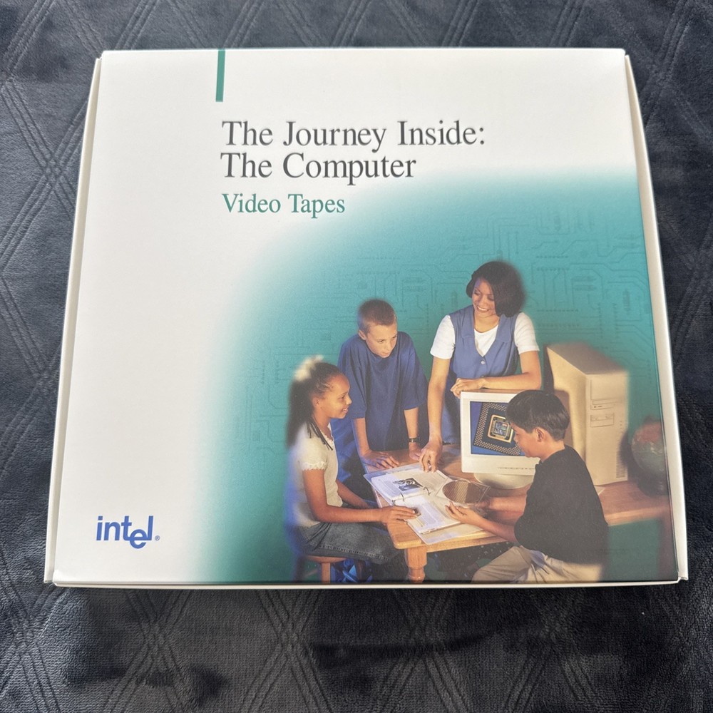 Intel Journey Inside: The Computer Chip Kit w/ Uncut Silicon Wafer 1990’s
