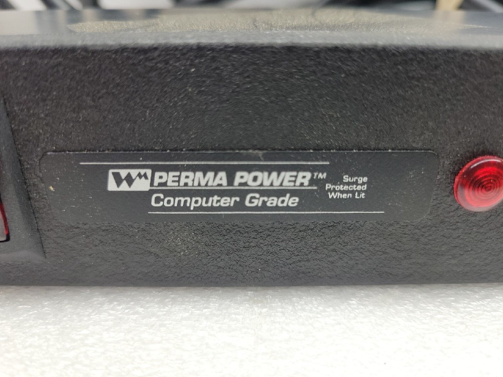 Perma Power JT06B0B Rack Mountable Power Supply Surge Protector 6 Outlets
