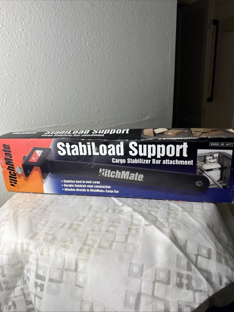 HitchMate Black 4017 Cargo StabiLoad Support Cargo Stabilizer Bar Attachment