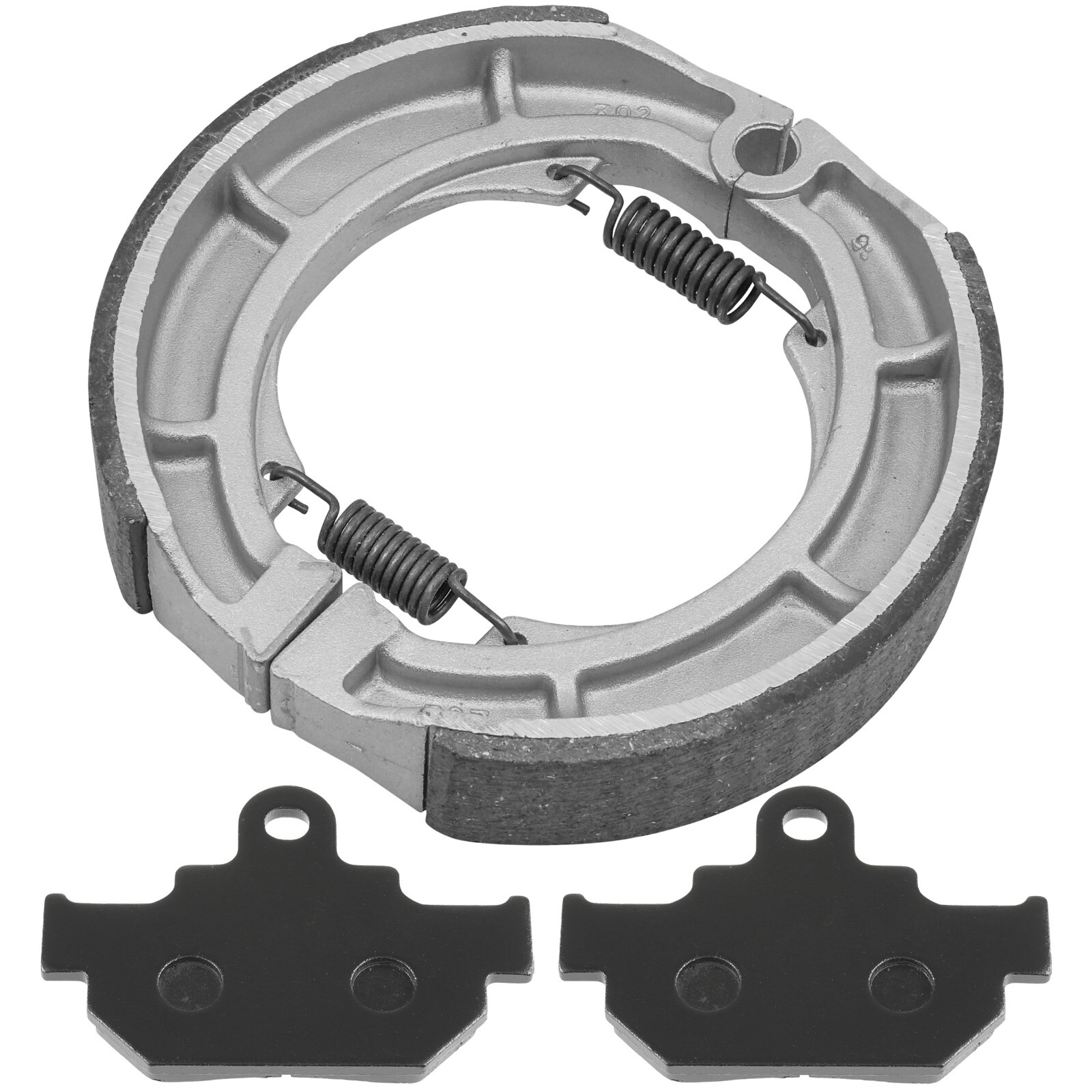 Front Brake Pads & Rear Brake Shoes for Suzuki LS650 Boulevard S40 2005-2017