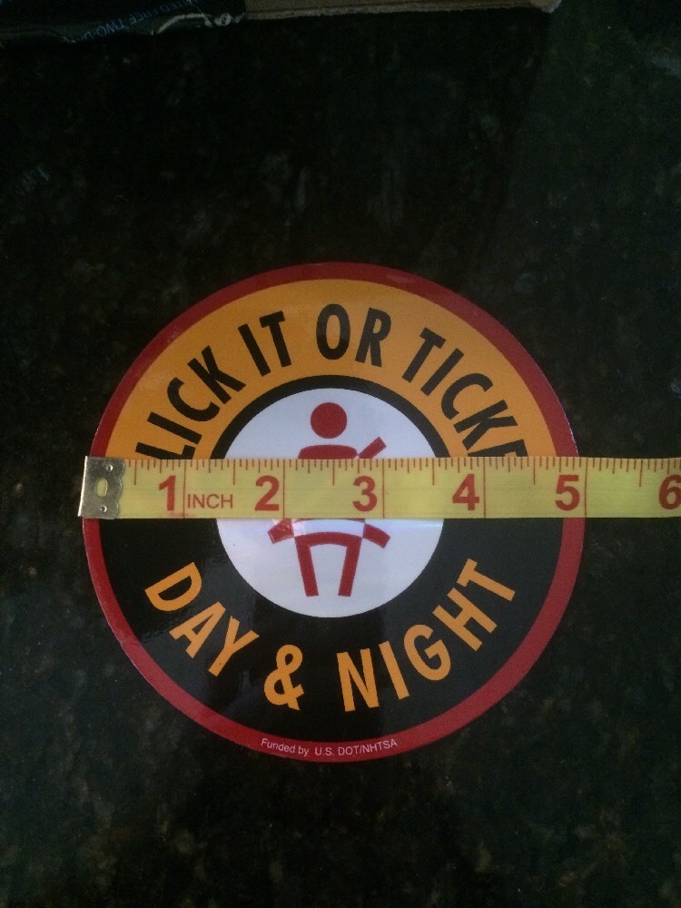 Click It Or Ticket Magnet 5"