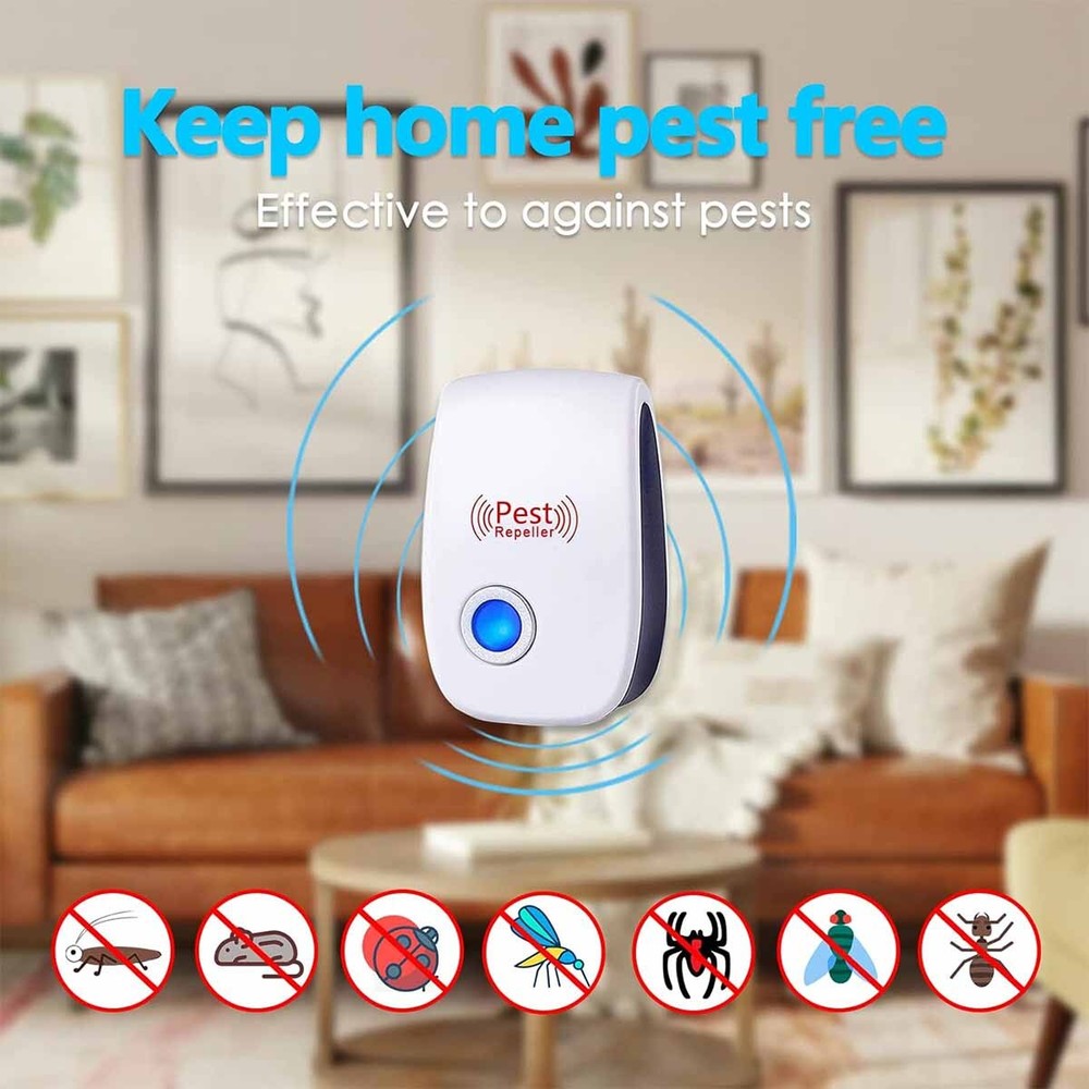 Ultrasonic Pest Repeller Electronic Rat Mouse Spider Insect Deterrent Plug