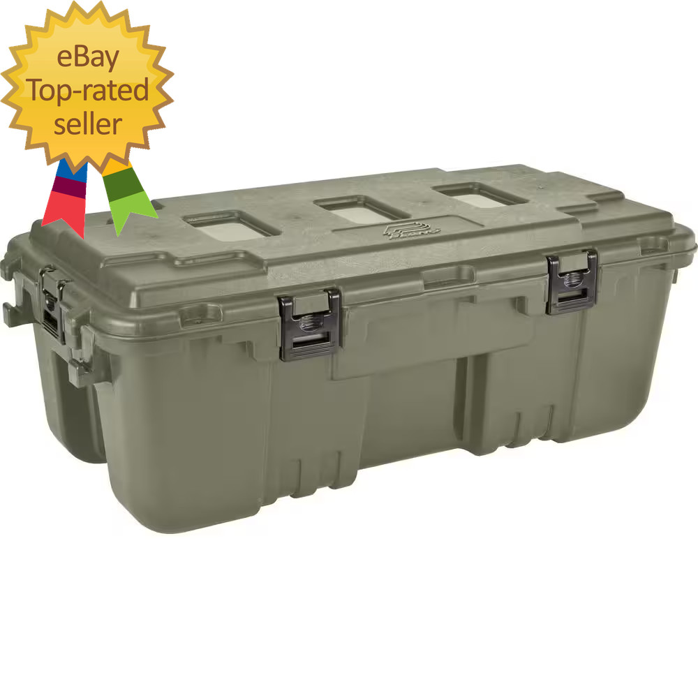 27-Gal. Hinged Storage Box in Olive Drab