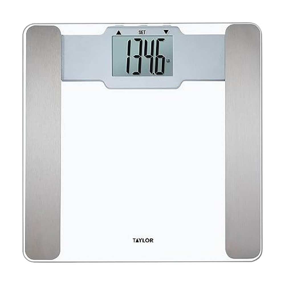Taylor Digital Body Composition Bathroom Scale – 11.8" Tempered Glass Platform