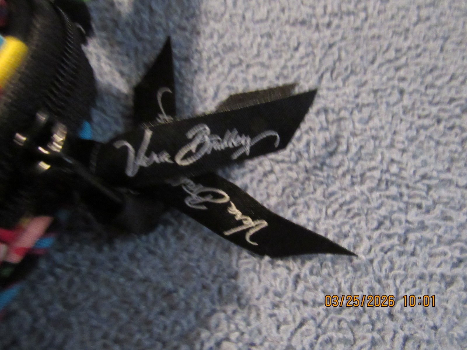 Disney Parks Vera Bradley Mini Hipster Midnight Mickey Mouse Crossbody New