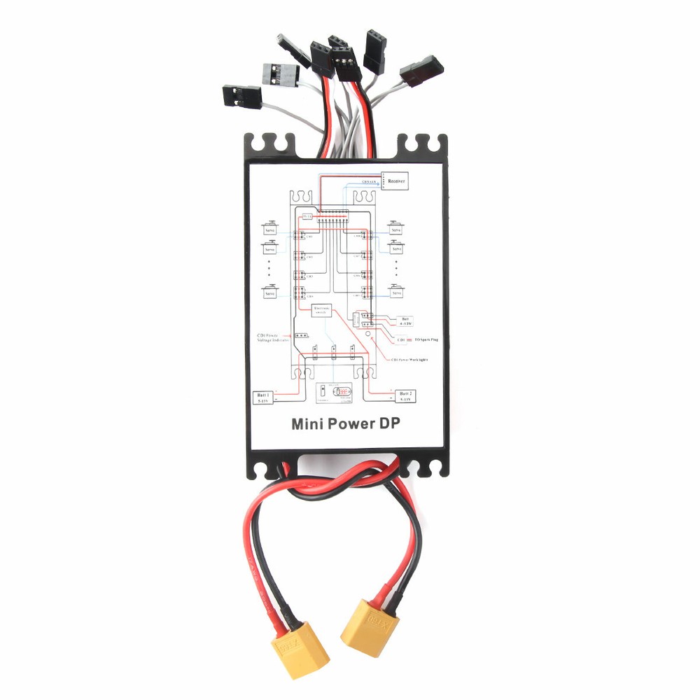 Mini Power DP Servo Section Board Integrated CDI power Distributor for RC plane