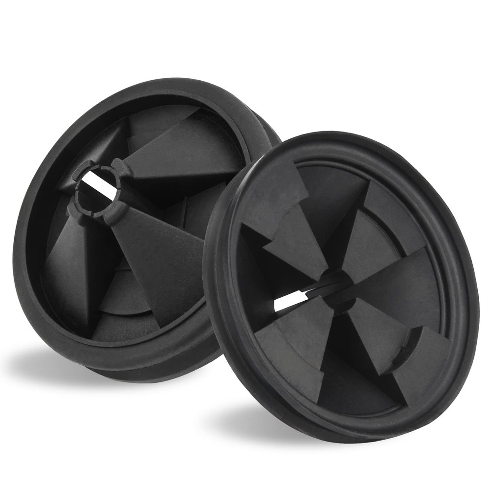 Garbage Disposal Splash Guards, 3 3/8" EPDM Rubber Drain Insert for Black