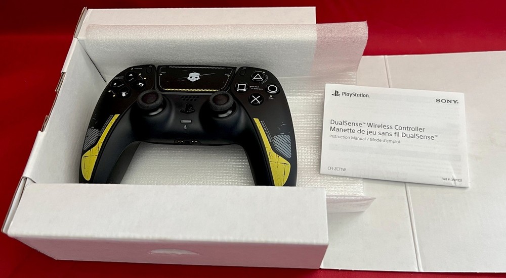 Sony PS5 DualSense Wireless Controller Helldivers 2 Limited Ed With TMR Joystick