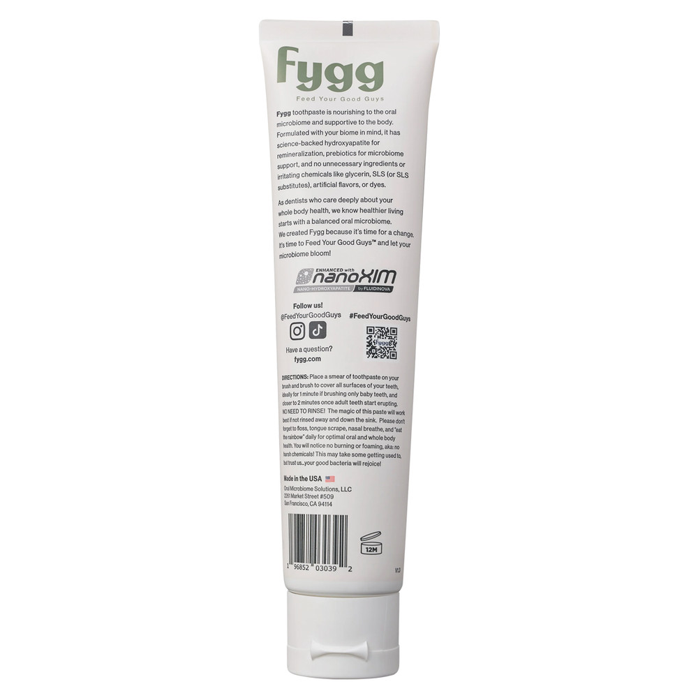 Fygg Nano-Hydroxyapatite Toothpaste - Mild Mint (4 oz)