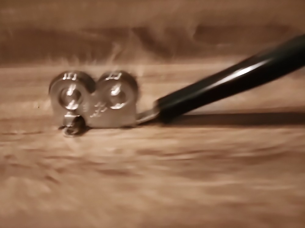 Vintage ECKO Black Handled Manual Pull Through Knife Sharpener Kitchen Tool