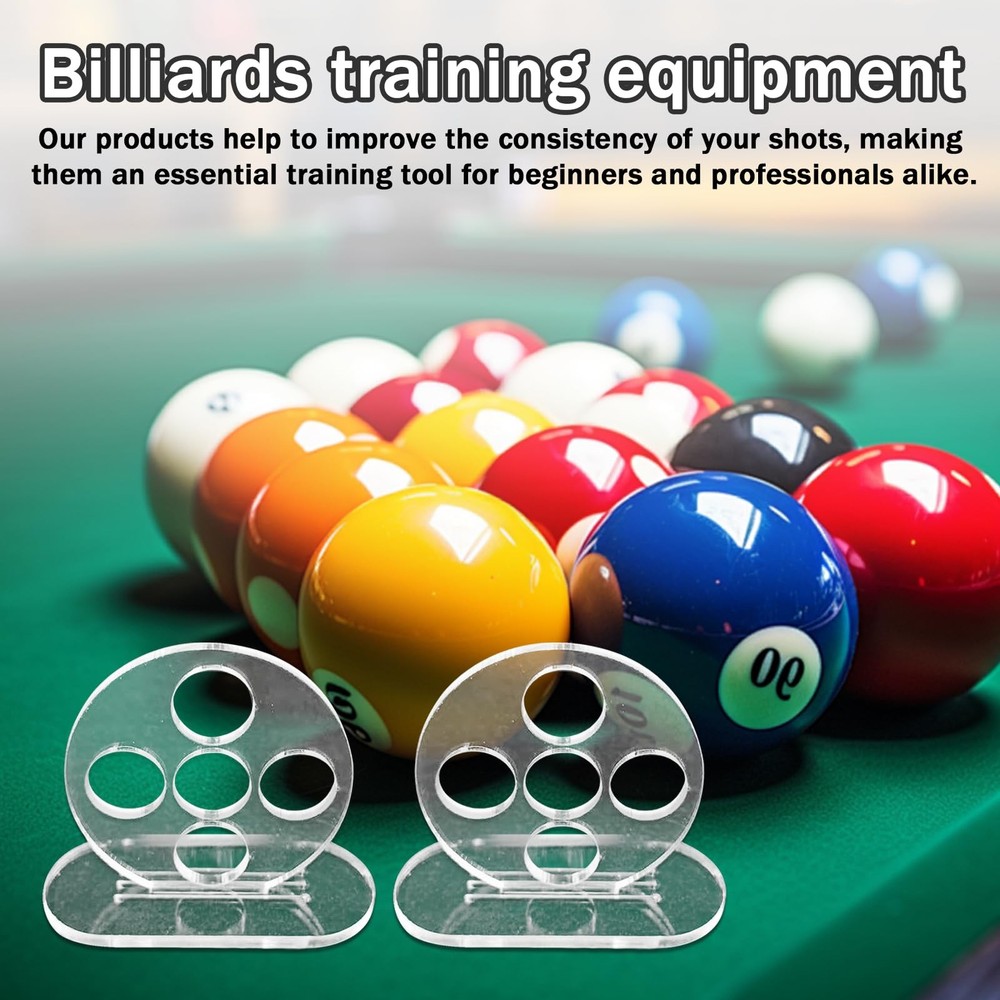 3 Pack Billiards Training Aids, Pool Cue Exerciser Trainer, Billiards Trainin...
