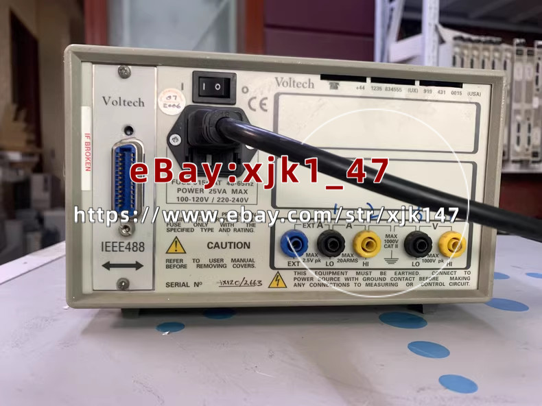 1PCS Voltech PM100 Single Phase Power Analyzer used/xjk