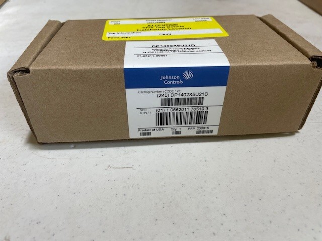 Johnson Controls DP1402X5U21D Low Pressure Transducer