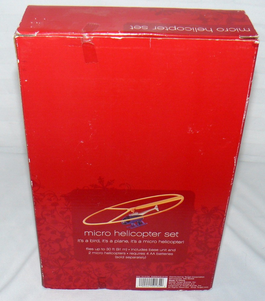 MICRO HELICOPTER SET MINI CHOPPER FLIGHT TOY