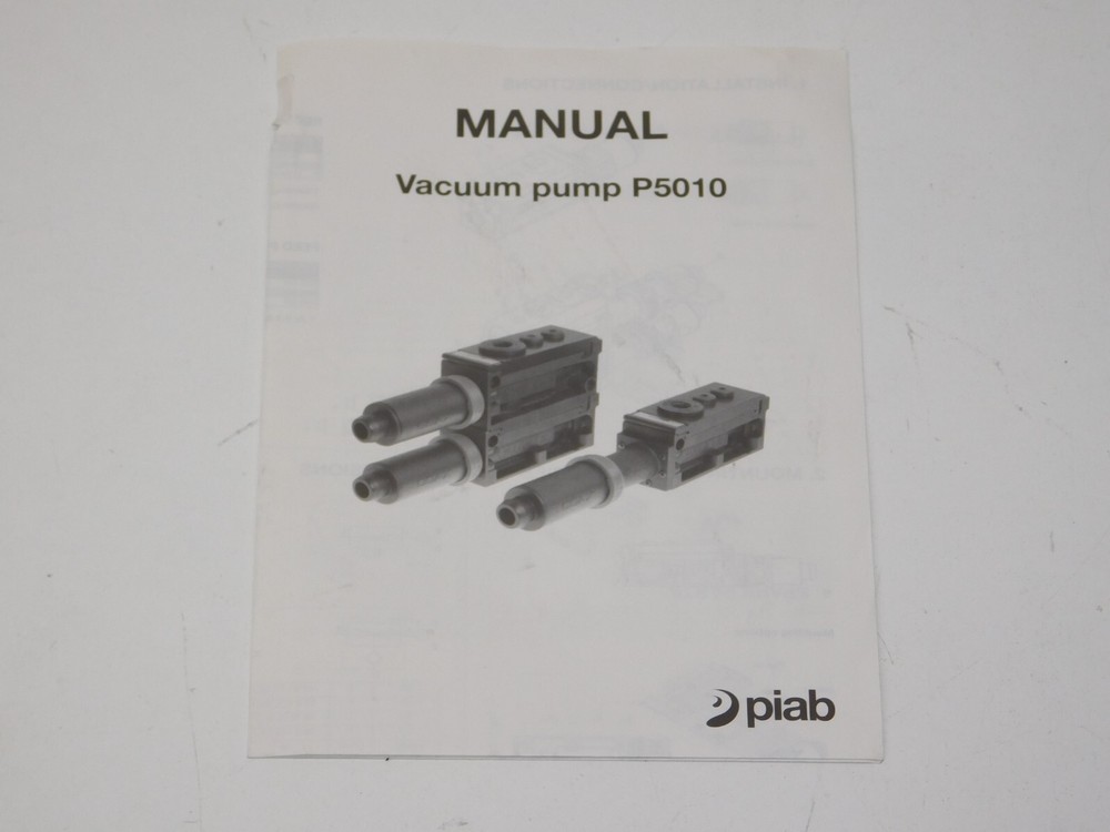 New PIAB P5010 AVM 2 CU Control Valve Unit Compact Stackable Vacuum Pump Module