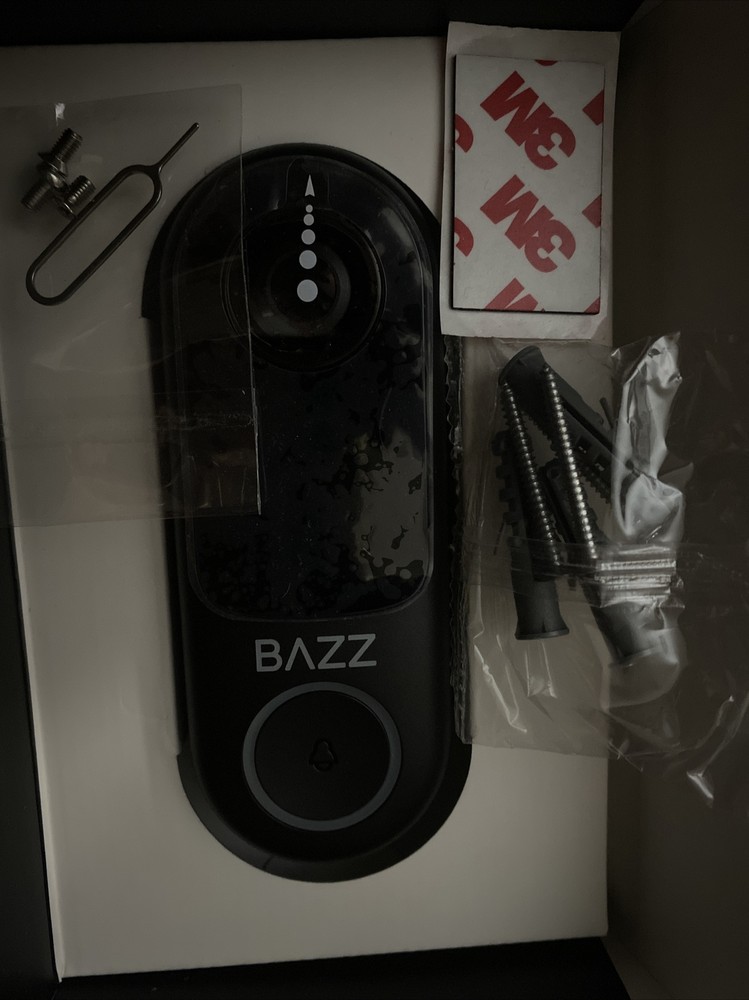 BAZZ Smart Door Bell Camera Wired Bell Button Wi-Fi Cable Visual Alert Remote