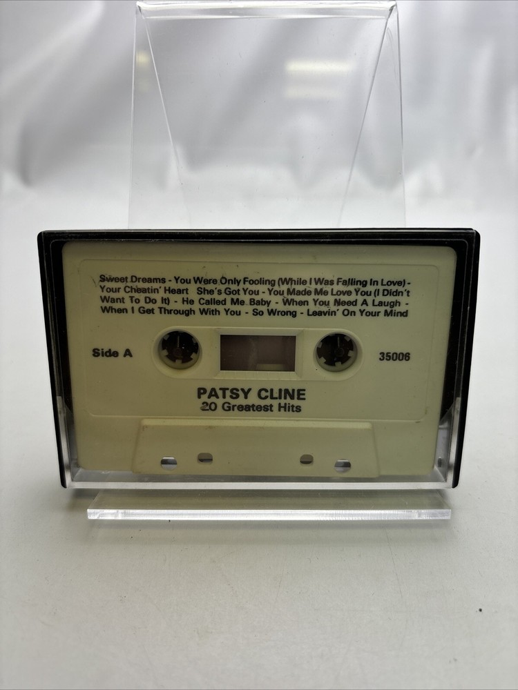 Patsy Cline 20 greatest Hits Cassette