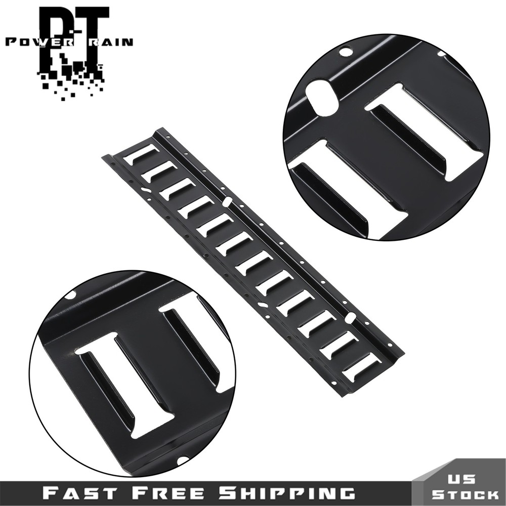 12 Pack E Track Tie Down Rails Power Coated E-Tracks 2' For Trailers ATV