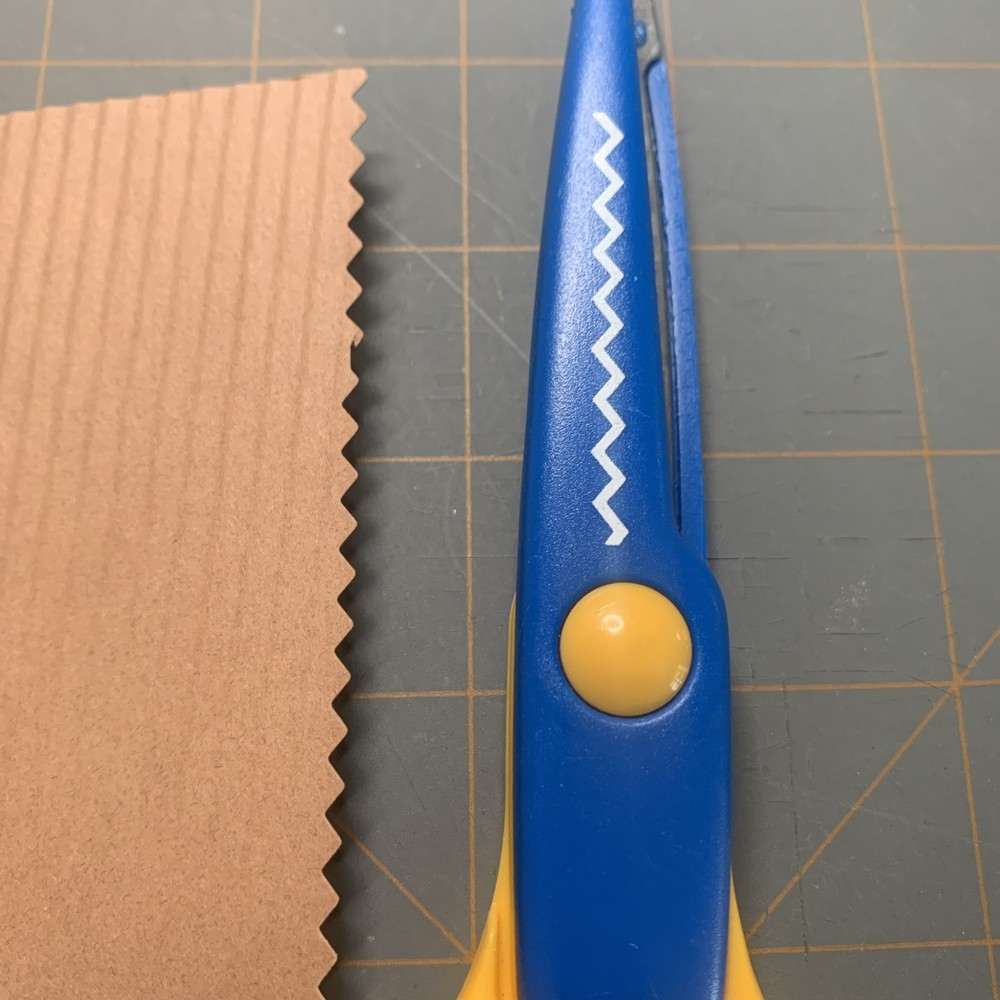 Craft Crafting Scissors Scrapbooking Zig Zag Design