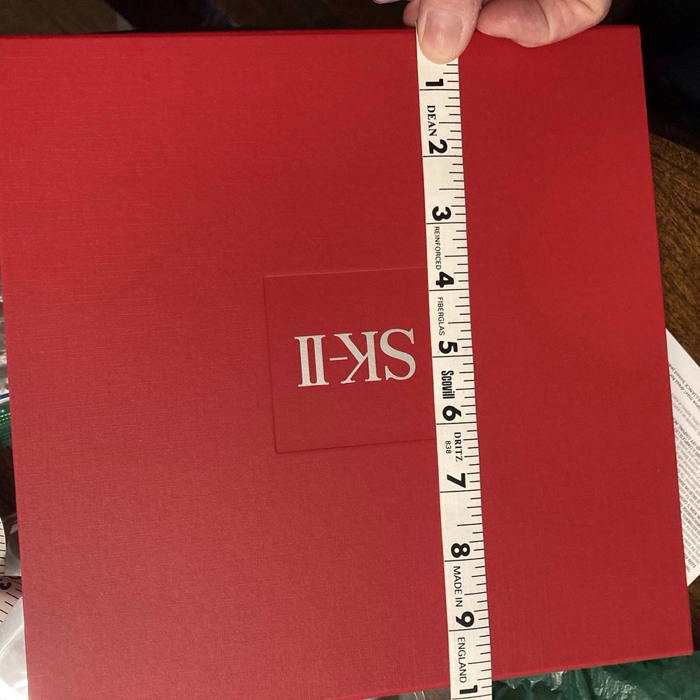 SK II Authentic Box large, Gift Box beautiful red foldable gift box only
