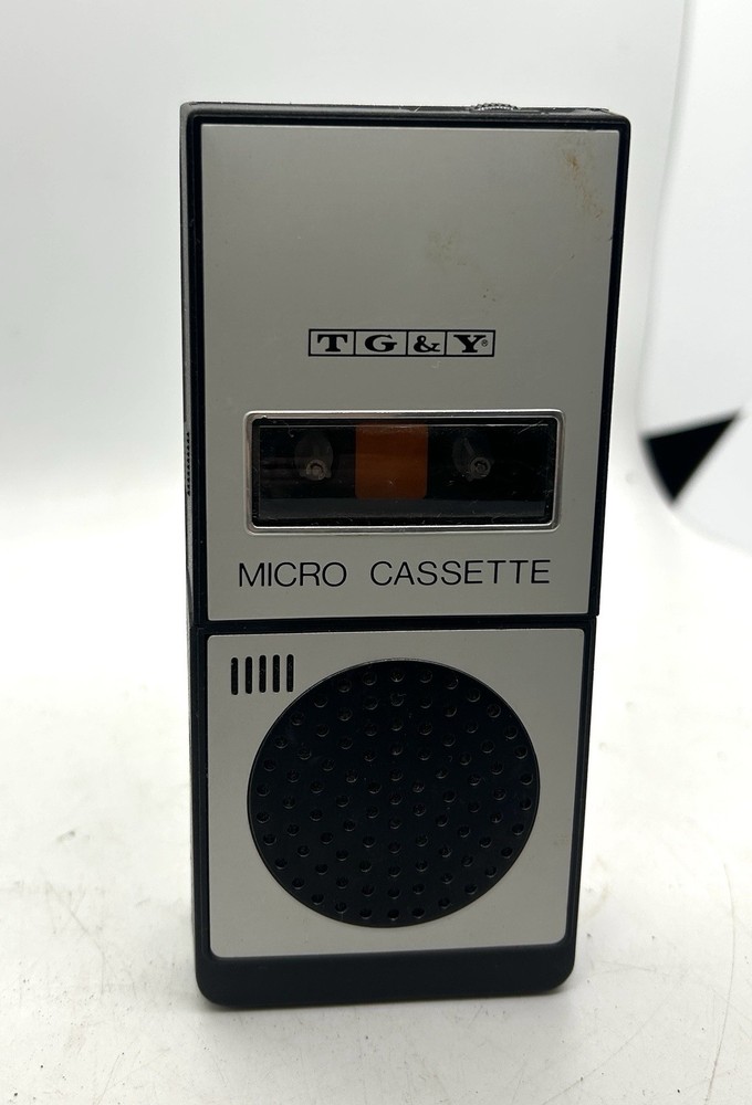 TG&Y micro cassette tape recorder