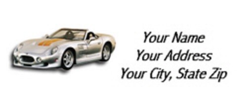 Address Labels - Cars - Shelby