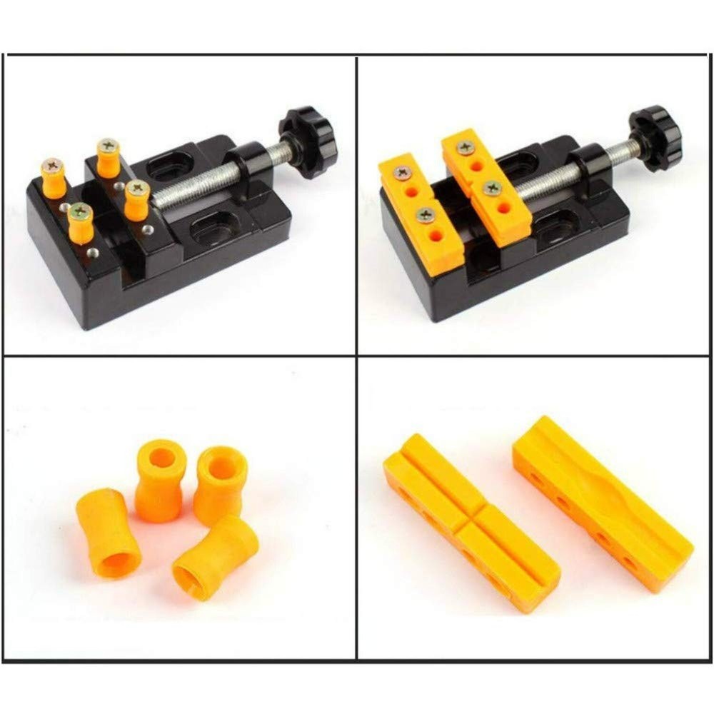 Mini Bench Vice Clamp Mini Flat Clamp Opening Parallel Table Vise for Watch R...