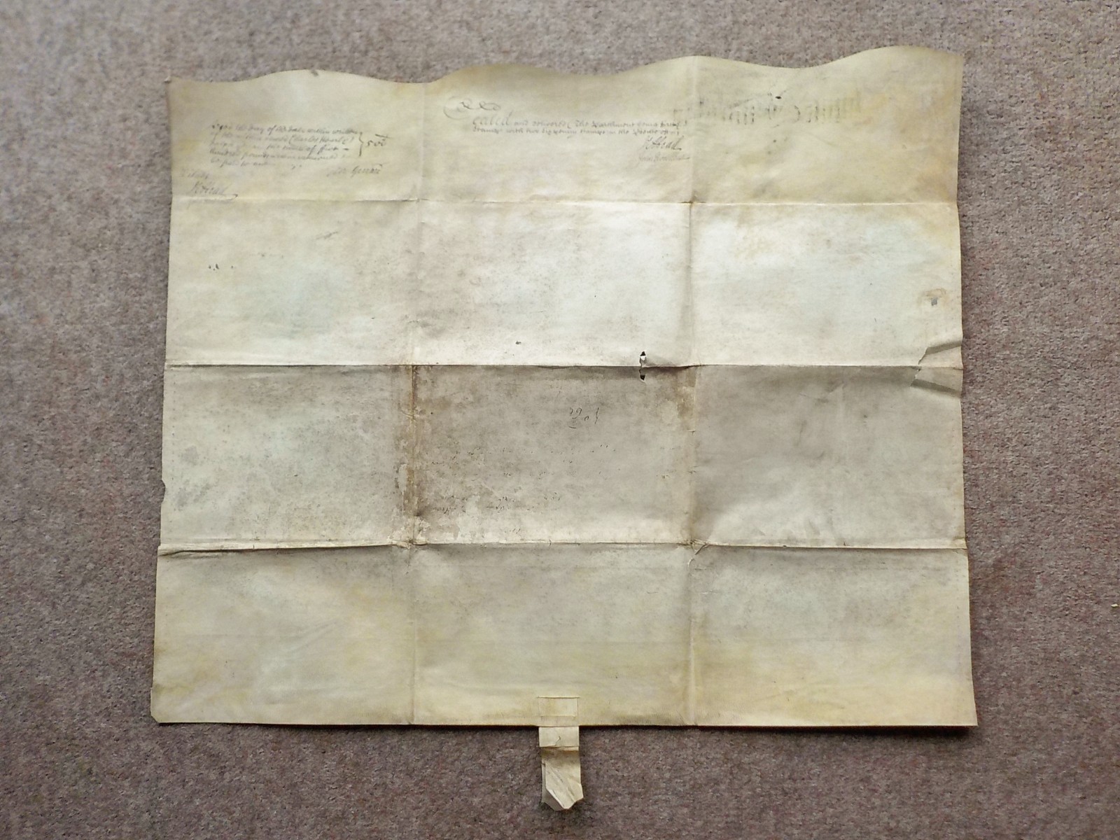 1709 London Covent Garden Drury Lane Vellum Deed Indenture + extra Document