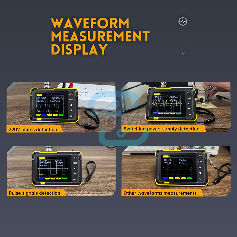 FNIRSI 2C23T DSO152 Digital Oscilloscope Multimeter Function Signal Generator