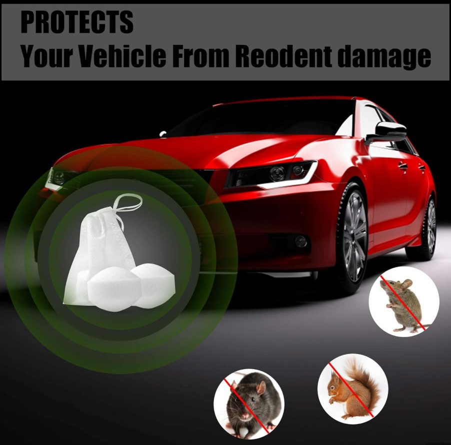 Natural Mouse Repellent, 12 Pack Peppermint Oil to Repel Mice and Rats, Rats Rep