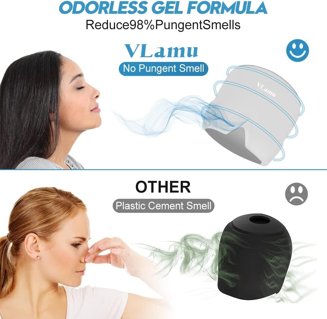 Hat for Migraine Relief Cold and Hot 2 in 1 Migraine Ice Head Wrap Relief Cap