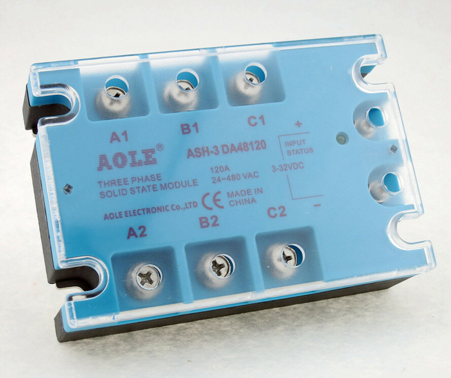120A High Current ASH-3DA48120 Enhanced Three-phase Solid State Relay