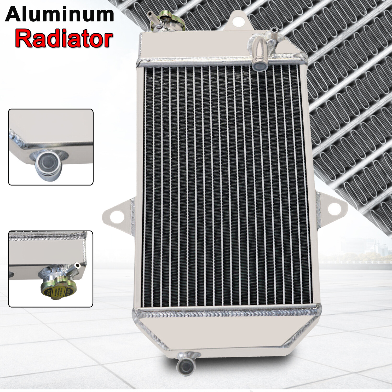 for 1987-2006 Yamaha Banshee 350 YFZ350 2005 2004 2 Row Aluminum Radiator