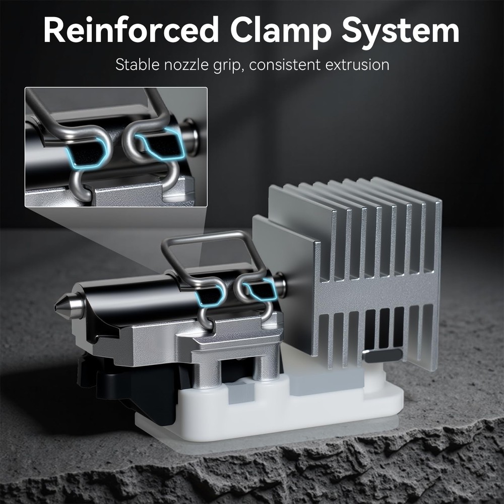 Upgraded Ceramic Zirconia Hotend Heating Assembly Kit Compatible with Bambu...