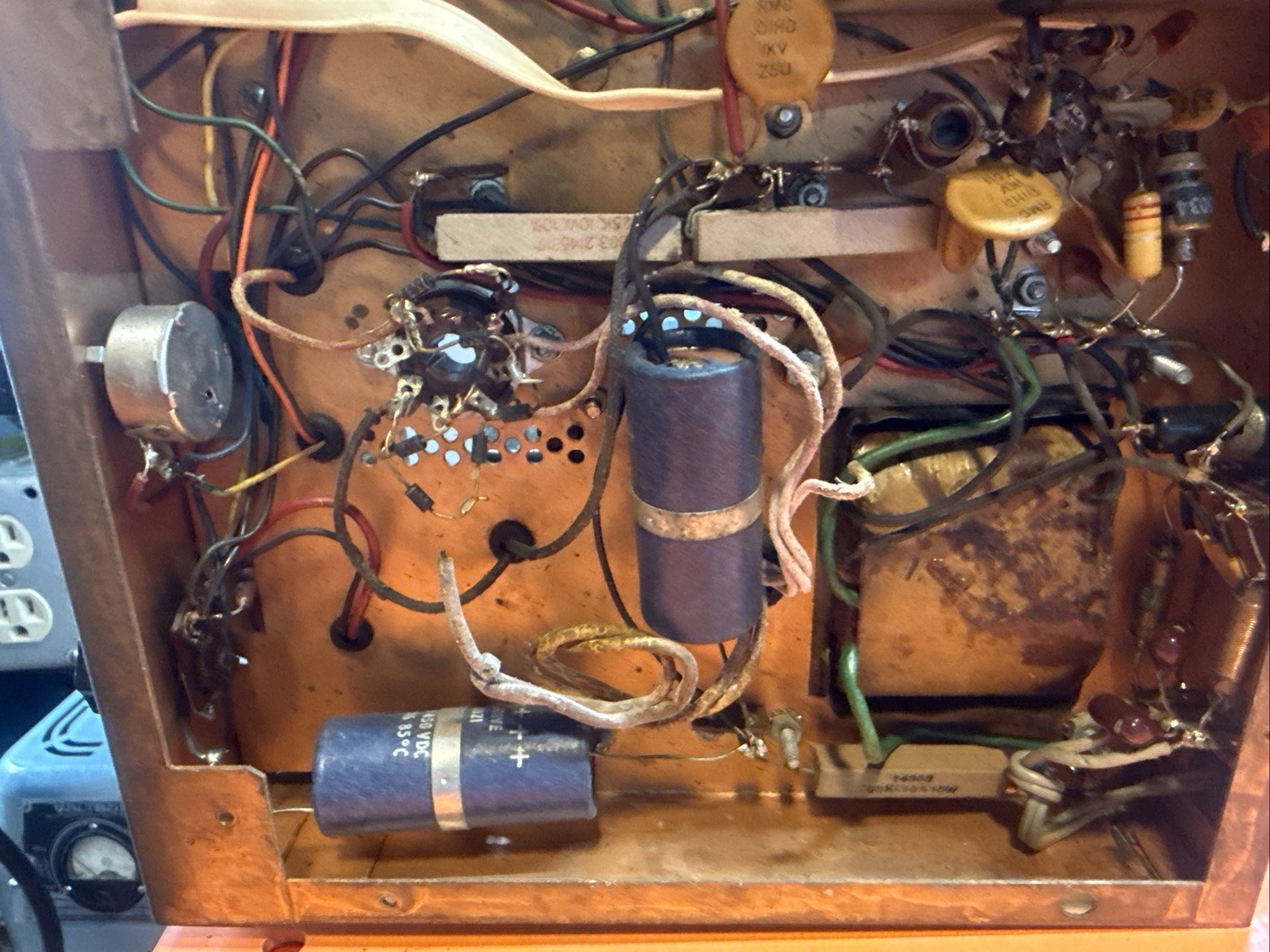 EICO CW AMATEUR TRANSMITTER MODEL 720 Ham Radio Works On 40 Low Output