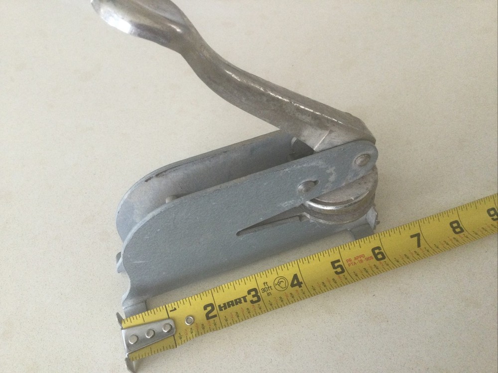Vintage Embossing Stamp Seal Press.