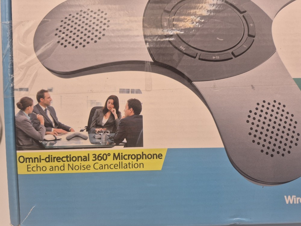 Skywin Bluetooth Conference Speaker with Microphone, Portable Wireless...