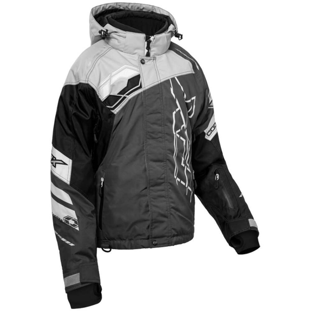 Castle X Code G2 Women's Snowmobile Jacket - Black/Silver/Charcoal