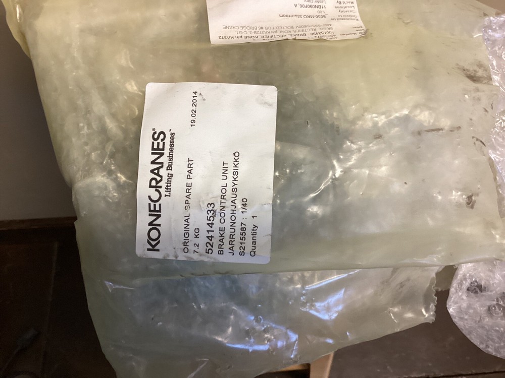 Kone Cranes Brake Controller 52414533