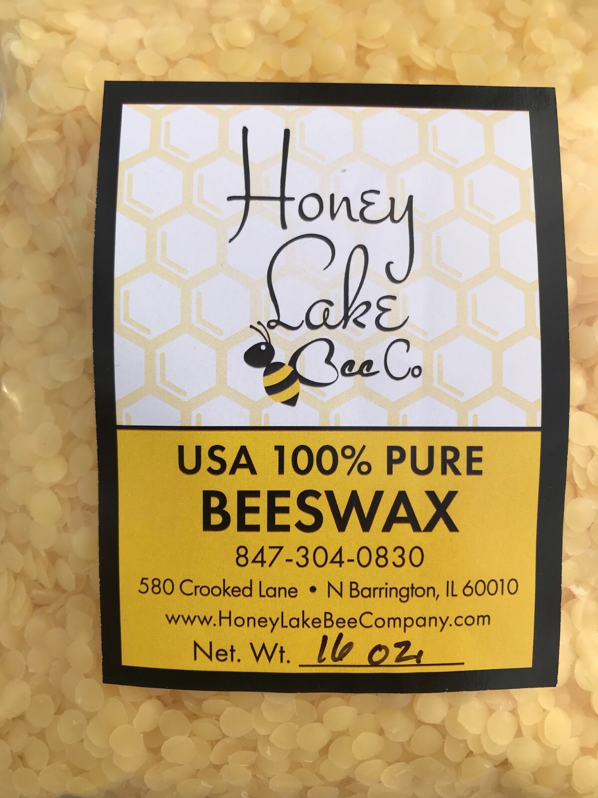 Beeswax Pellets, Yellow or White 100% USA Beeswax, Triple Filtered, Cosmetic