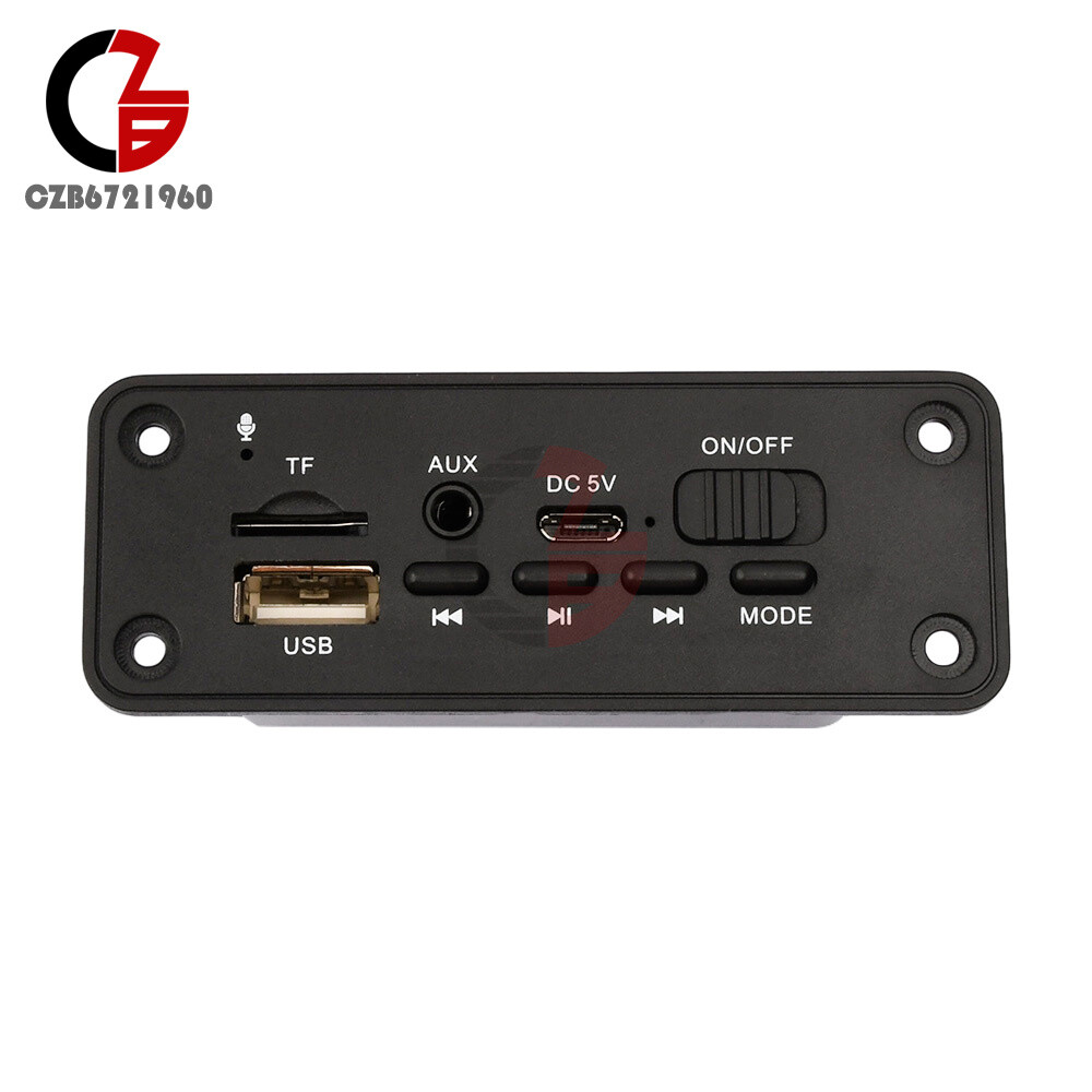 Audio Amplifier Decoder Board Audio Module USB TF Radio Bluetooth Car MP3 Player