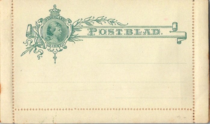 Netherlands Higgins & Gage A1a Unused.