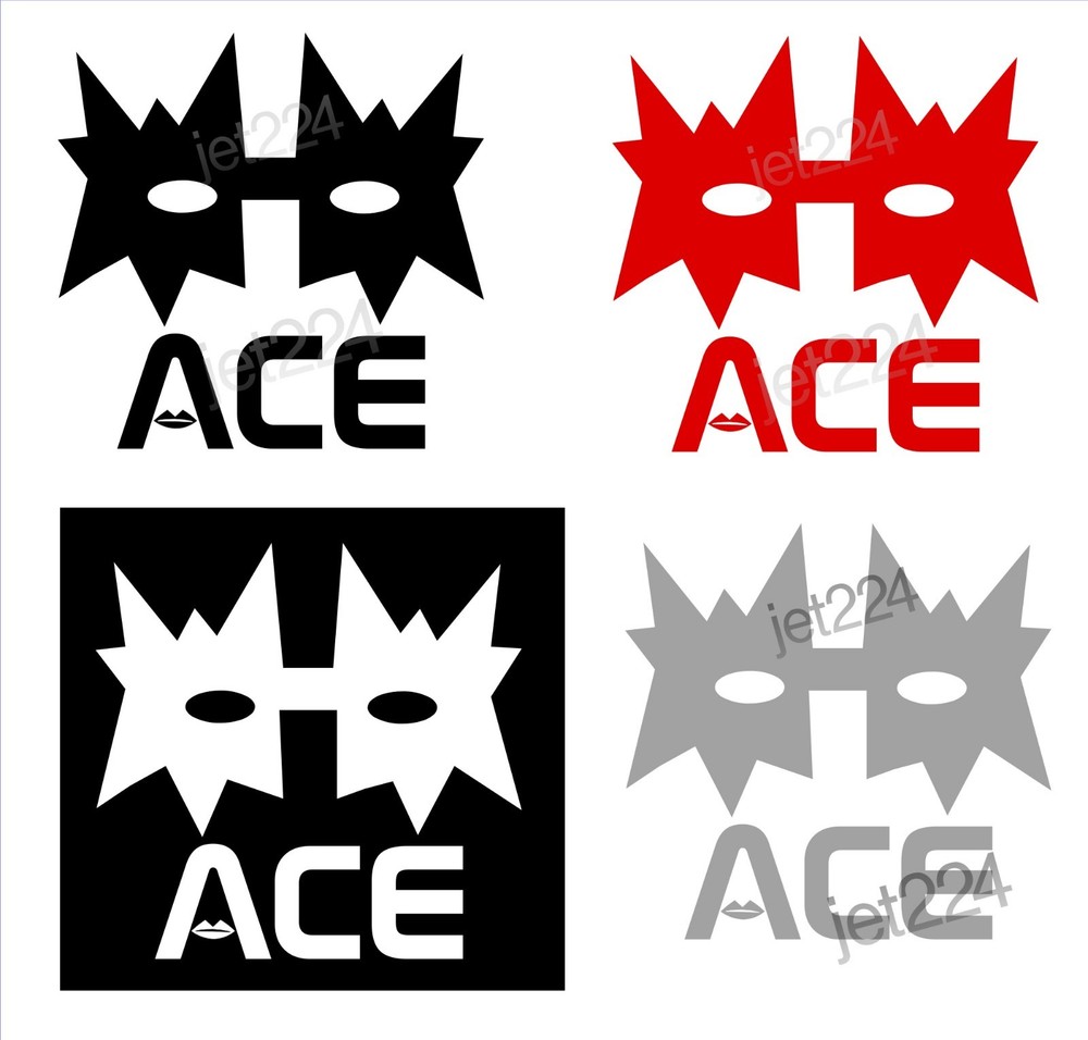 ACE FREHLEY decal sticker - KISS guitar