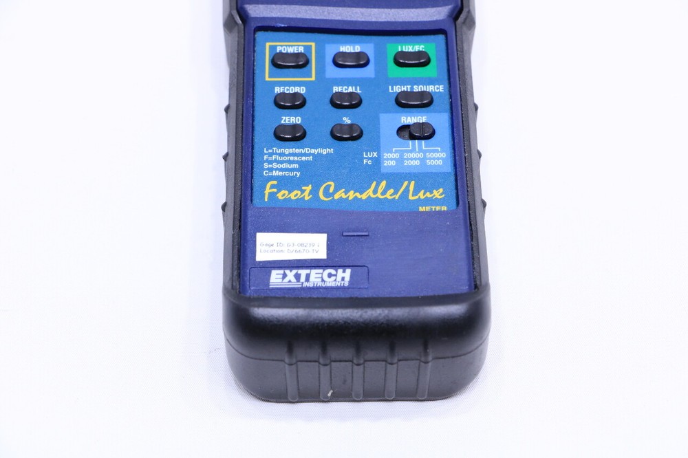 EXTECH RS-232 FOOT CRADLE LUX METER