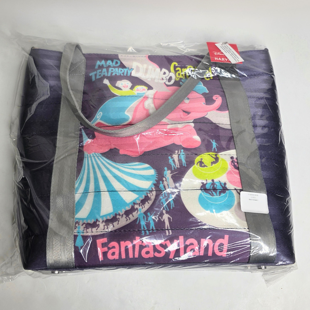 Disney Harveys Disneyland 70th Dumbo Fantasyland Tote Bag Purse - NEW IN HAND